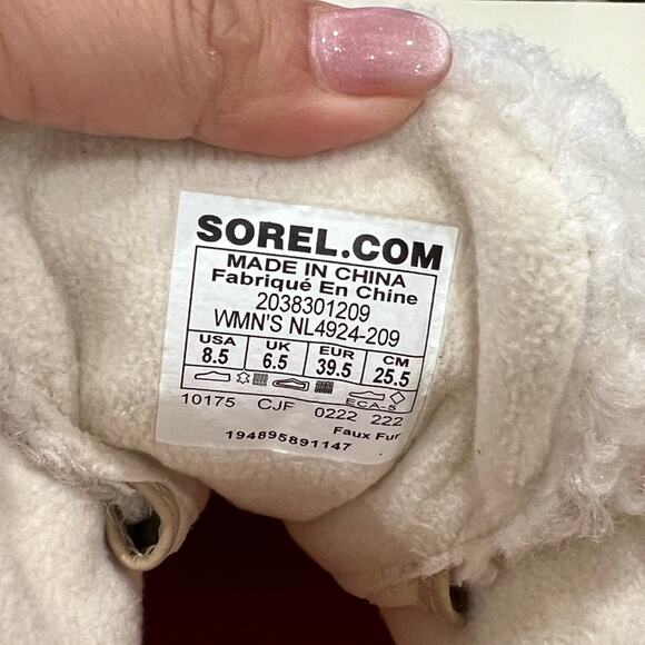 NEW Sorel Evie Cozy Lace Boot - Picture 9 of 9